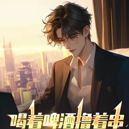 喝着啤酒撸着串，这是千亿总裁？